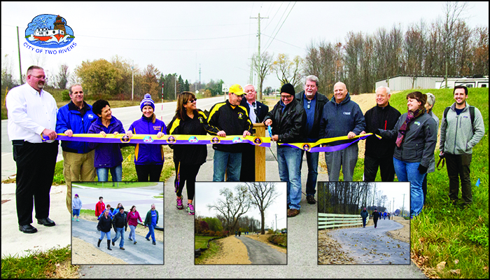 City of Two Rivers Dedicates New Raider Bike and Pedestrian Trail Header Image